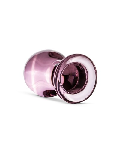 Розовая анальная пробка из стекла Gildo Pink Glass Buttplug No. 27