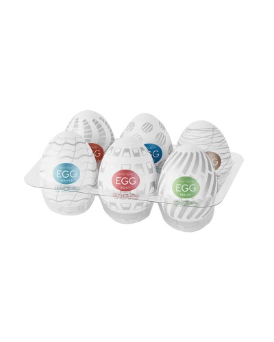 Набір яєць-мастурбаторів Tenga Egg New Standard Pack (6 яєць)