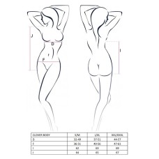 Боді CLOVER BODY black XXL/XXXL - Passion