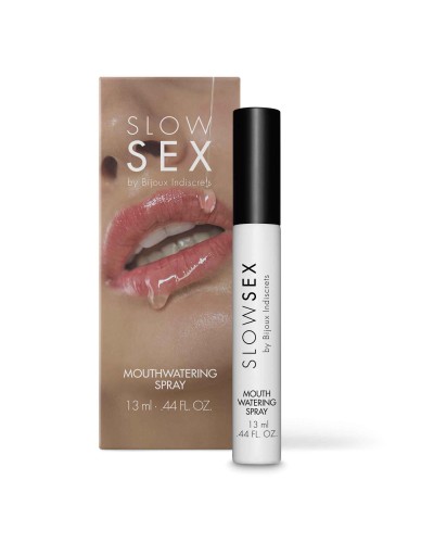 Спрей для посилення слиновиділення Bijoux Indiscrets Slow Sex Mouthwatering spray (м'ята упаковка)