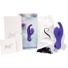 Вібратор-кролик з сенсорним управлінням Touch by SWAN - Solo Purple, глибока вібрація, для точки G