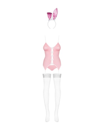 Obsessive Bunny suit 4 pcs costume pink L/XL