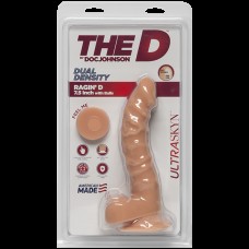 Фалоімітатор Doc Johnson The D - Ragin D - 7,5 Inch With Balls - ULTRASKYN, діаметр 3,8 см