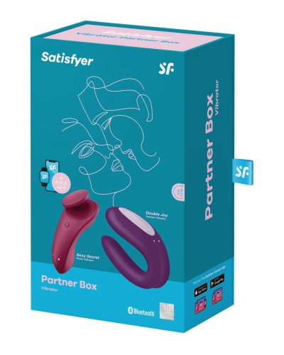 Набір Satisfyer Partner Box 1 (вібратор для пар Double Joy + вібратор у трусики Sexy Secret)