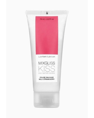 Лубрикант на водній основі MixGliss KISS Wild Strawberry (70 мл) Дика Полуничка