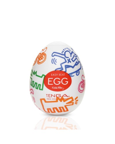 Мастурбатор яйцо Tenga Keith Haring EGG Street