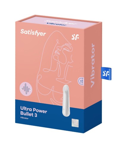 Віброкуля на акумуляторі Satisfyer Ultra Power Bullet 3 White