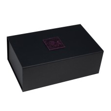 Преміум маска кішечки LOVECRAFT, натуральна шкіра, фіолетовий, подарункова упаковка