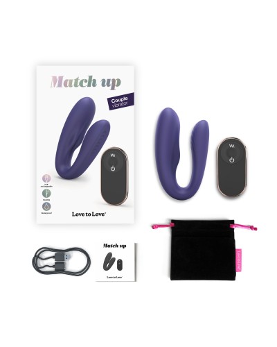 Вибратор для пар с пультом ДУ Love To Love MATCH UP - MIDNIGHT INDIGO