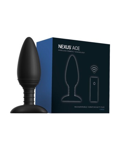 Анальная вибропробка Nexus ACE Large, с пультом ДУ, макс. диаметр 5см