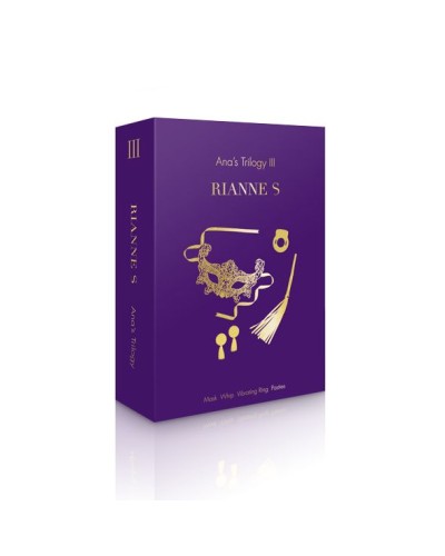 Романтичний подарунковий набір RIANNE S Ana's Trilogy Set III: ерекційне кільце, ажурна маска на обл