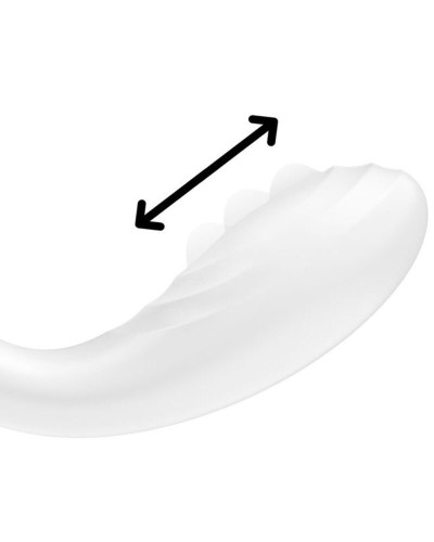 Вібратор із перлинною стимуляцією точки G Satisfyer Rrrolling Pleasure White