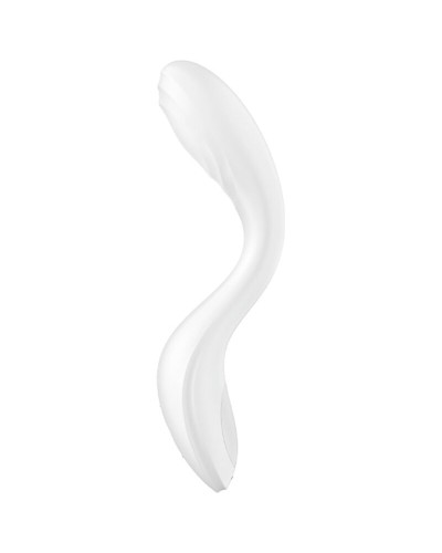 Вібратор із перлинною стимуляцією точки G Satisfyer Rrrolling Pleasure White