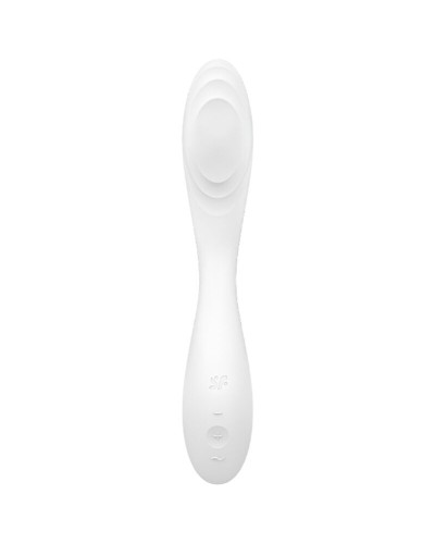 Вібратор із перлинною стимуляцією точки G Satisfyer Rrrolling Pleasure White