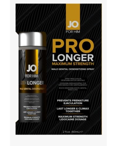 Пролонгирующий спрей System JO Prolonger Spray with Lidocaine (60 мл), не содержит минеральных масел