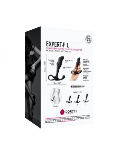 Ручний ергономічний масажер простати Dorcel Expert P size L