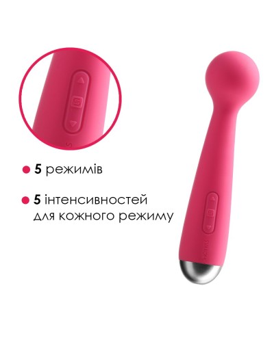 Вибромассажер с интеллектуальным режимом Svakom Mini Emma Plum Red