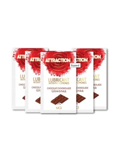 Пробник лубриканта с феромонами MAI ATTRACTION LUBS CHOCOLATE (10 мл)