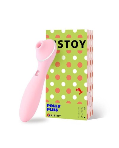 Вакуумный вибратор KisToy Polly Plus Pink