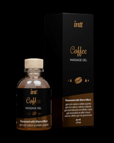 Массажный гель для интимных зон Intt Coffee (30 мл) разогревающий