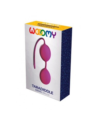 Вагинальные шарики Wooomy Taradiddle Magenta Kegel Ball