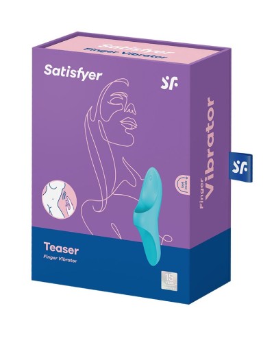 Вібратор на палець Satisfyer Teaser Light Blue