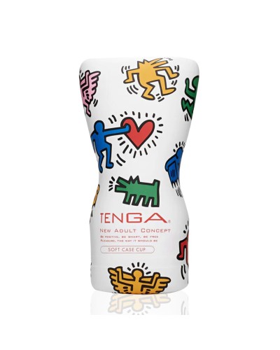 Мастурбатор Tenga Keith Haring Soft Case Cup (м’яка подушечка) стисний