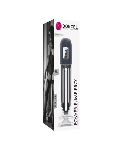 Вакуумная помпа Dorcel POWER PUMP PRO для члена длиной до 20см, диаметр до 5см