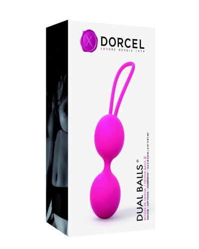 Вагінальні кульки Dorcel Dual Balls Magenta, діаметр 3,6см, вага 55гр