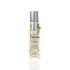 Масажна олія System JO – Naturals Massage Oil – Coconut & Lime з натуральними ефірними оліями (120 м