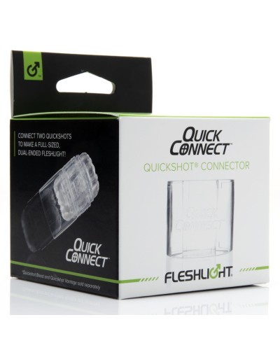 Адаптер Fleshlight Quickshot Quick Connect для соединения двух Квикшотов в одну игрушку