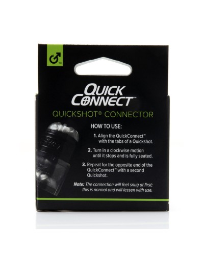 Адаптер Fleshlight Quickshot Quick Connect для соединения двух Квикшотов в одну игрушку