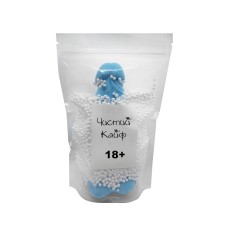 Крафтове мило-член із присоскою Чистый Кайф Blue size XL, натуральне