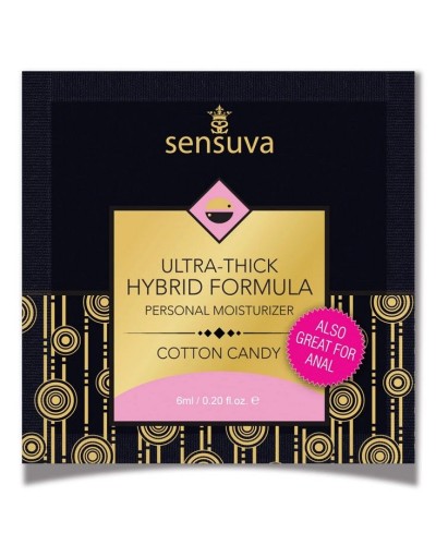 Пробник Sensuva - Ultra-Thick Hybrid Formula Cotton Candy (6 мл)