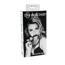 Классический кляп с шариком Sex And Mischief - Solid Red Ball Gag