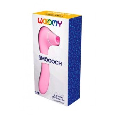 Вакуумний кліторальний стимулятор Wooomy Smoooch Pink Clitoral Suction & Vibration