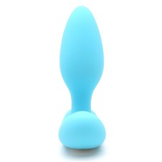 Вібропробка і масажер простати 2в1 KisToy Gordon Blue з пультом ДК, гнучка ніжка