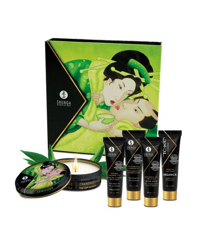 Подарунковий набір Shunga GEISHAS SECRETS ORGANICA – Exotic Green Tea: для шикарної ночі вдвох