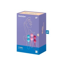 Вагінальні кульки Satisfyer V Balls (3 пари), діаметр 3,4см, маса 79-114-150г, монолітні