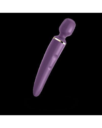 Вибромассажер Satisfyer Wand-er Woman (Purple/Gold) водонепроницаемый, мощный, размер XXL