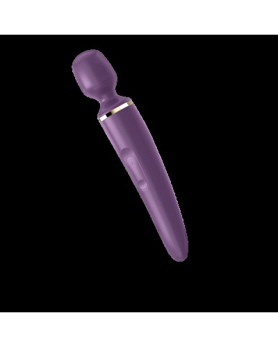 Вибромассажер Satisfyer Wand-er Woman (Purple/Gold) водонепроницаемый, мощный, размер XXL