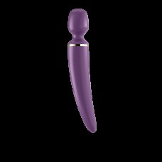 Вибромассажер Satisfyer Wand-er Woman (Purple/Gold) водонепроницаемый, мощный, размер XXL