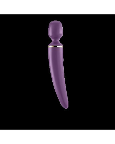 Вибромассажер Satisfyer Wand-er Woman (Purple/Gold) водонепроницаемый, мощный, размер XXL