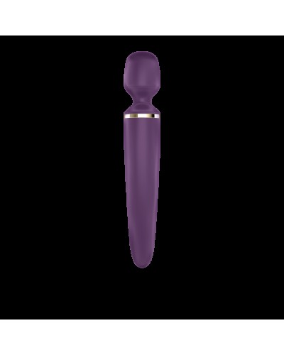 Вибромассажер Satisfyer Wand-er Woman (Purple/Gold) водонепроницаемый, мощный, размер XXL