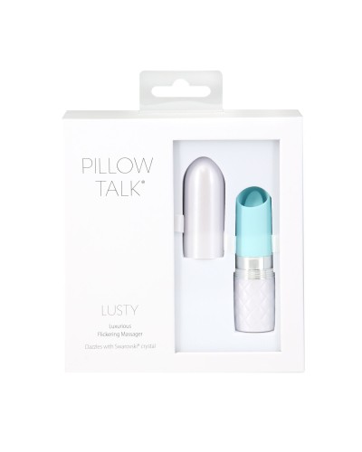 Вібратор Pillow Talk Lusty Luxurious Flickering Massager - Teal