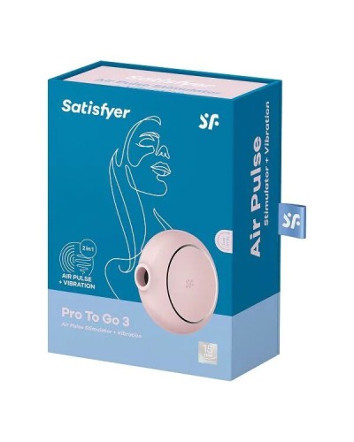 Вакуумний стимулятор Satisfyer Pro To Go 3 Rose