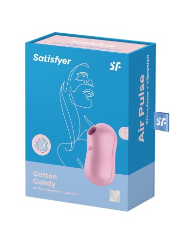 Вакуумный стимулятор с вибрацией Satisfyer Cotton Candy Lilac