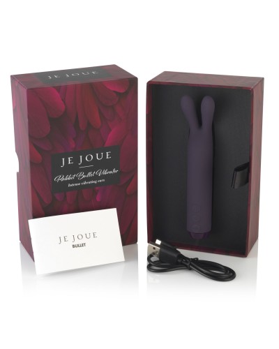 Вибратор с ушками Je Joue - Rabbit Bullet Vibrator Purple, глубокая вибрация