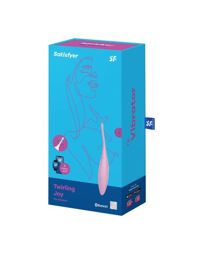 Смарт-вибратор для клитора Satisfyer Twirling Joy Pink