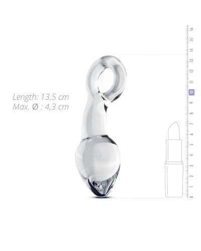 Скляний стимулятор простати Gildo Glass Prostate Plug No. 13